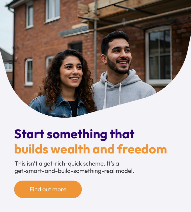 Start something that builds wealth and freedom.